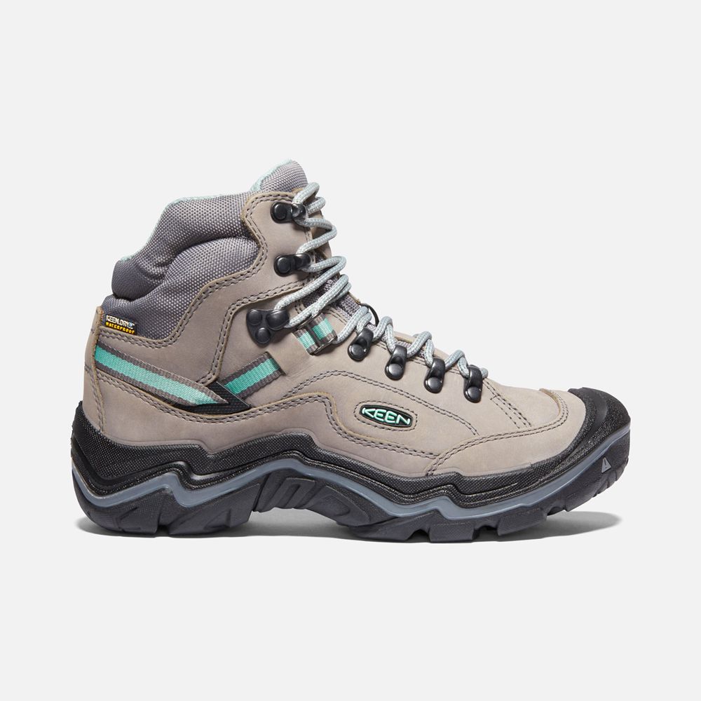 Keen Laarzen Dames Grijs - Durand Ii Waterproof - 25749-YCIN